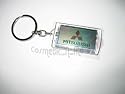 Solar Powered Flashing LCD Key Chain Keychain Key Ring Mitsubishi
