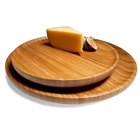 Bamboo Two-Tiered Lazy Susan by Amazon
