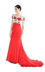 Lace Draped Chiffon/Polyester Evening Dress/Prom Dress/Party Dress/Wedding Dress  with a Chapel Train 