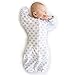 SwaddleDesigns Swaddle Sack with Arms Up, Tiny Hedgehog, Black, Medium, 3-6Mo, 14-21 lbs