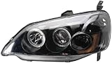 Anzo USA 121055 Honda Civic Projector With Halo Black Headlight Assembly - (Sold in Pairs)