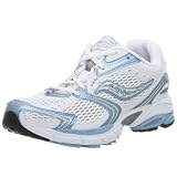 Saucony Women's Progrid Trigon 5 Guide Running Shoe,White/Blue,7.5 W