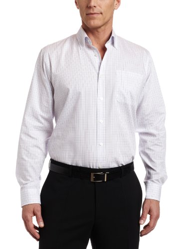 Joseph Abboud Mens Spread Collar Sport Shirt, Lilac, X-Large