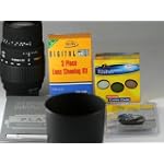 Sigma AF Zoom 70-300mm f / 4.0-5.6 DG Macro Pro Lens Kit with set of 3 filters , case , Hood , cleaning kit , cap holder and Two Years Extended Warranty For Pentax K10D , K20D , K100 , K200 , KX , K7