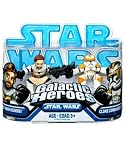 Star Wars 2009 Galactic Heroes 2-Pack Obi-Wan Kenobi and Clone Commander Cody