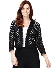 Plus Pure Cotton Broderie Jacket