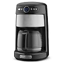 KitchenAid KCM222AOB Architect 14-Cup Glass Carafe Coffee Maker, Onyx Black