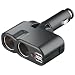 Goobay - Multiprise double pour allume-cigare 12 V avec 2 entr�es USB (Import Allemagne)