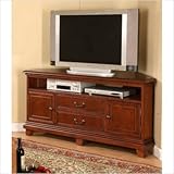 Paris 58" Corner TV Stand in Cherry