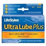 LifeStyles Ultra Lube Plus Condoms 12-Pack