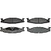 Wagner ThermoQuiet MX632 Front Disc Brake Pad Set Semi-Metallic for Ford F-150