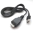USB VMC-MD2, VMCMD2 - Cable Cord Lead Wire for Sony CyberShot Cyber-Shot DSC-T500, DSC-T900, DSC-HX1, DSC-HX5, DSC-HX5V, DSC-H20, DSC-H55, DSC-W210, DSC-W215, DSC-W220, DSC-W230, DSC-W270, DSC-W275, DSC-W290, DSC-TX7, DSC-TX9 Digital Camera Cable - 5 Feet Black - Hi-Tech Dealz®