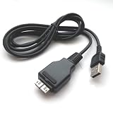 USB VMC-MD2, VMCMD2 - Cable Cord Lead Wire for Sony CyberShot Cyber-Shot DSC-T500, DSC-T900, DSC-HX1, DSC-HX5, DSC-HX5V, DSC-H20, DSC-H55, DSC-W210, DSC-W215, DSC-W220, DSC-W230, DSC-W270, DSC-W275, DSC-W290, DSC-TX7, DSC-TX9 Digital Camera Cable - 5 Feet Black - Hi-Tech Dealz®