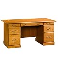 Orchard Hills Executive Desk - Carolina Oak