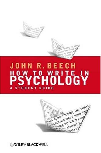 How To Write in Psychology: A Student Guide