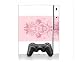 Butterfly Pink Background Design PS3 Playstation 3 Body Protector Skin Decal Sticker