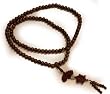 Traditional Buddhist Mala Beads - 9mm- brown sandalwood