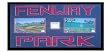 15x35 Game Used Custom Frame Fenway Park Base - Boston Red Sox