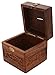 SAAGA Wooden Money Bank with Coin Slot for Kids and Adults / Handmade : 4x4x4 inches (LxBxH) Christmas Gifts / Holiday