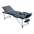Alu Luxus Massagetisch Massageliege Massagebank 3 Zonen