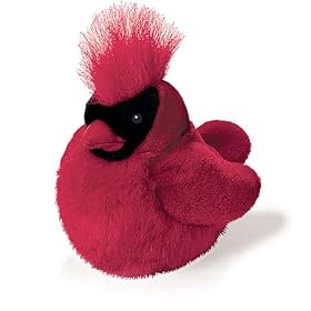 Northern Cardinal - Audubon Plush Bird (Authentic Bird Sound)