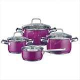 ELO 45905 Topfset 4-teilig Edelstahl purple