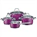ELO 45905 Topfset 4-teilig Edelstahl purple