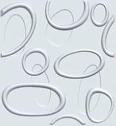 3D Wall Panels (Bubbles) 10/Box, 27 Square Feet - Eco- Friendly, Plant Fiber Material