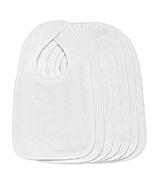 Newborn textured bibs - 7pk
