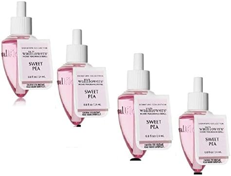 Bath &amp; Body Works Slatkin Wallflower Bulb Refills - Sweet Pea - FOUR bulbs!
