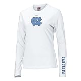 Nike North Carolina Tar Heels White Ladies Classic Logo Long Sleeve T-shirt