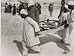 One of the Chariot Wheels Being Removed from the Tomb of Tutankhamun, Valley of the Kings, 1922 Photographic Poster Print by Harry Burton, 24x18