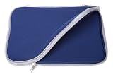 iTech High Quality Blue Navy Blue Water Resistant Neoprene Dual Zip Carry Case Sleeve for Sony Portable DVD players including model numbers Sony DVP-FX720, Sony DVP-FX730, Sony DVP-FX820, Sony DVP-FX875, Sony DVP-FX930