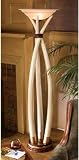 73" African Wildlife Elephant Tusk Sculpture Floor Lamp