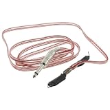 Clear Professional Grade Phono RCA Jack Plug Tattoo Machine Clip Cord