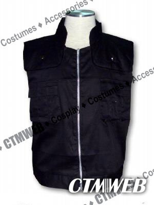 Japanese Anime Naruto Cosplay Costume - Anbu Black Ops Vest Kid Large