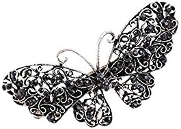 TQWY Lovely Vintage Sparkling intensely in dark-blue crystal diamond Jewelry Spring clip Hair Clips Claw Barrettes Accessories Beauty Tools (4)