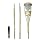 Fortune TIKI-60 Bamboo Tiki LED Light, 60-1/2" Height