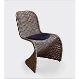 Euro Style 01126 Louisa Chair Natural Rattan 4 Pack by Euro Style