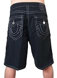 New True Religion PCH Black Surf Board Shorts Trunks TM07PH Size 40