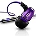 JLab JBuds J5M Metal Earbuds Style Headphones (Prism Purple / Black) (Discontinued by Manufacturer)