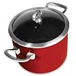 Chantal Copper Fusion 5 Quart Stock Pot, Red