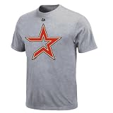 MLB Houston Astros Youth Short Sleeve Basic Tee (Steel Heather, X-Large)