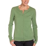 Red Moon Women's 100% Cashmere Long Sleeve Cardigan Sweater