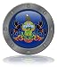 Wallmonkeys Peel and Stick Wall Decals - State of Pennsylvania Flag Web Button (usa America Vector) 