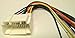Wire harness for Installing a new radio into a HONDA, RIDGELINE, 2006, 2007
