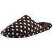 Daniel Green Women's Sugar Travel Washable Slipper,Chocolate/Blue,Small (US Women's 7-8 M)