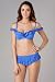 Betsey Johnson Cake Pop Underwire Bra Top - Viola - M