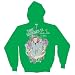THE NUMBER TWELVE LOOKS LIKE YOU - Tape Worms - Green Zip Up Hoodie
