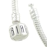 Authentic Biagi 8.25" Sterling Silver Bracelet - Fits Pandora and Chamilia Jewelry